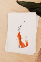 Foxy Greeting Card